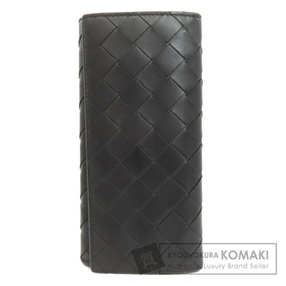 BOTTEGA VENETA Intrecciato Long wallet (no coin pocket) Calf Ladies [Used]