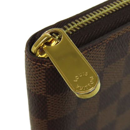 LOUIS VUITTON N41661 Zippy wallet Long wallet (with coin pocket) Damier canvas Ladies [Used]