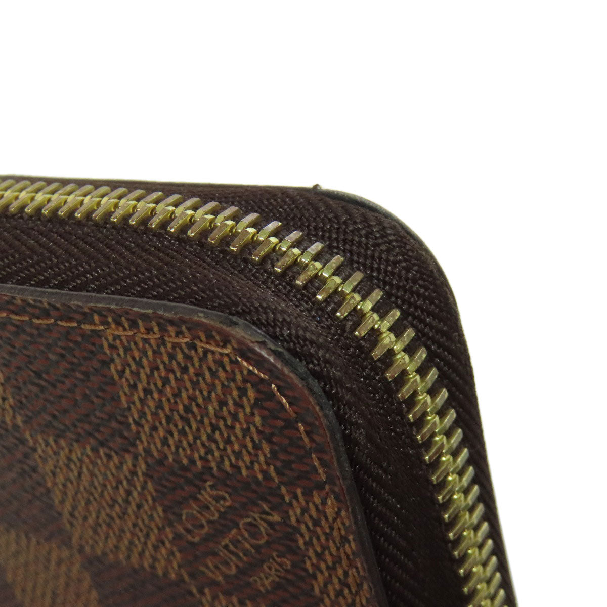 LOUIS VUITTON N41661 Zippy wallet Long wallet (with coin pocket) Damier canvas Ladies [Used]