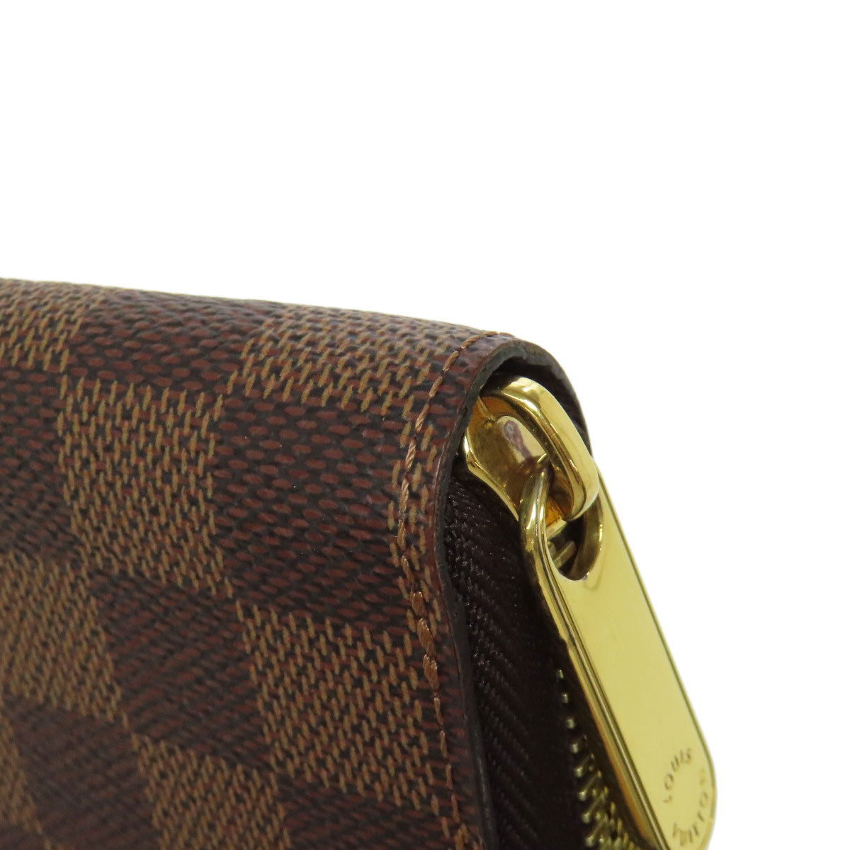 LOUIS VUITTON N41661 Zippy wallet Long wallet (with coin pocket) Damier canvas Ladies [Used]