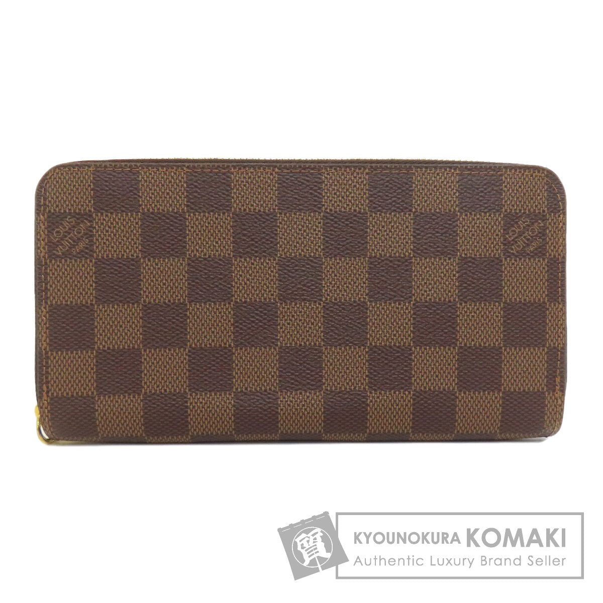 LOUIS VUITTON N41661 Zippy wallet Long wallet (with coin pocket) Damier canvas Ladies [Used]