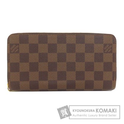 LOUIS VUITTON N41661 Zippy wallet Long wallet (with coin pocket) Damier canvas Ladies [Used]