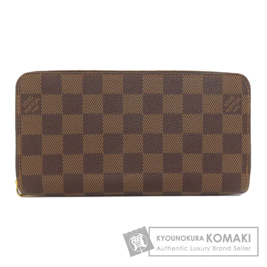 LOUIS VUITTON N41661 Zippy wallet Long wallet (with coin pocket) Damier canvas Ladies [Used]