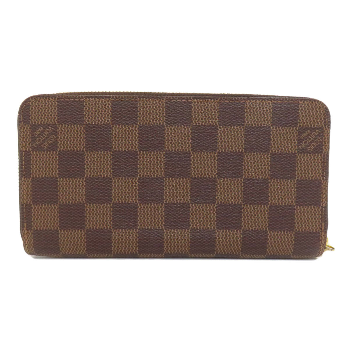 LOUIS VUITTON N41661 Zippy wallet Long wallet (with coin pocket) Damier canvas Ladies [Used]