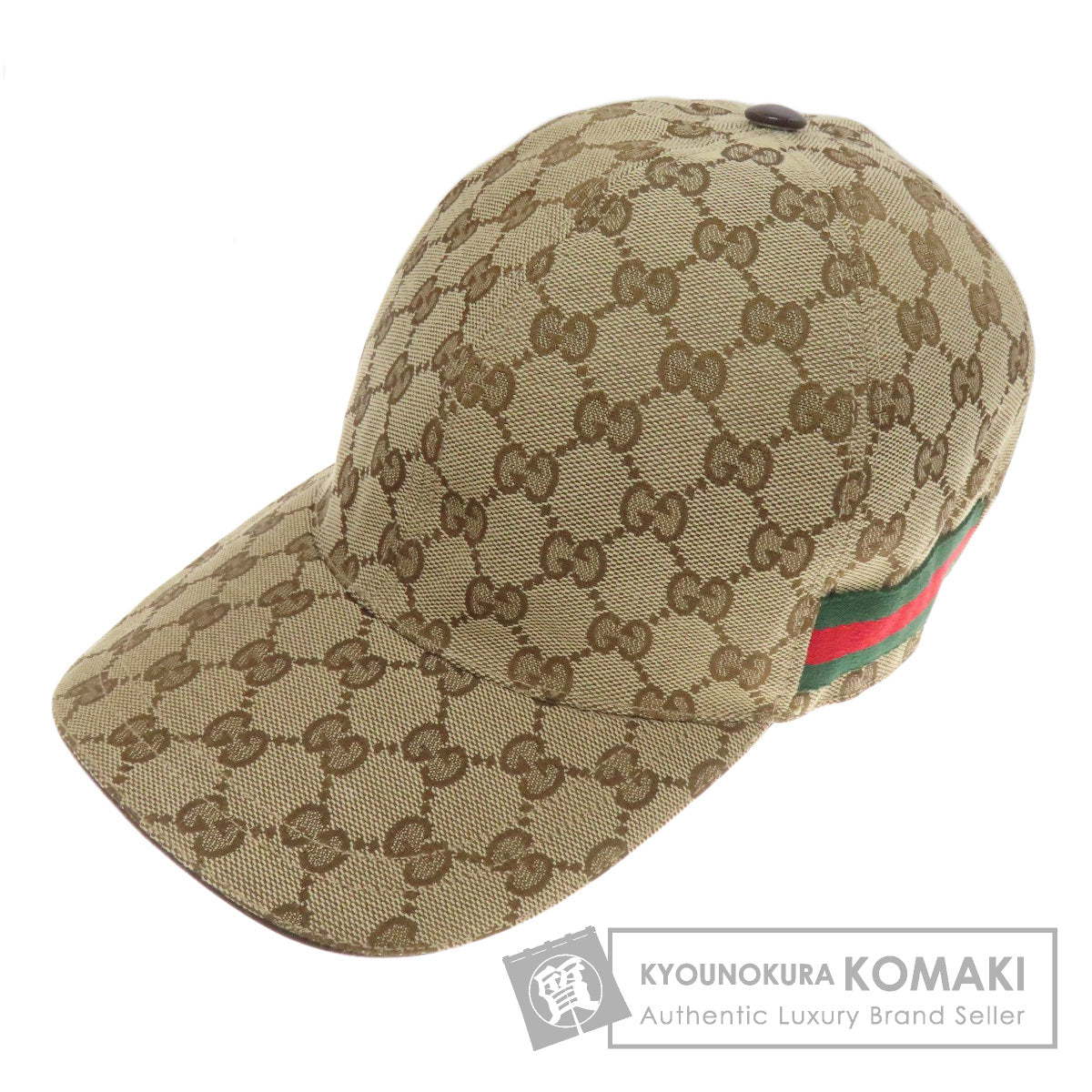 GUCCI  200035 GG canvas baseball cap hat  Canvas Ladies [Used]
