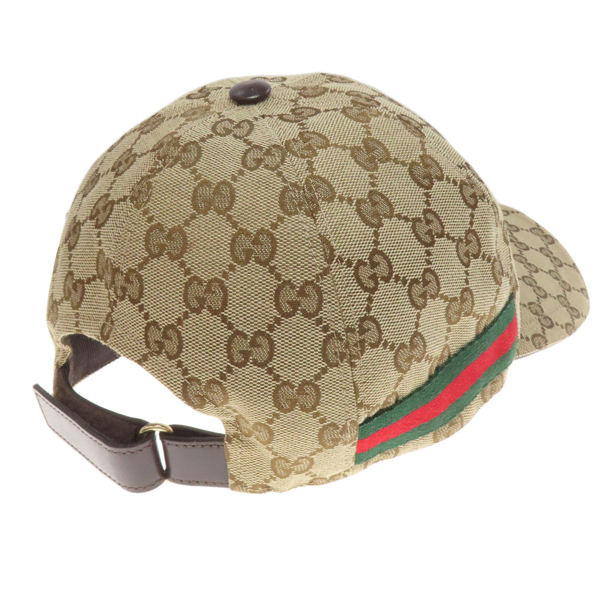 GUCCI  200035 GG canvas baseball cap hat  Canvas Ladies [Used]
