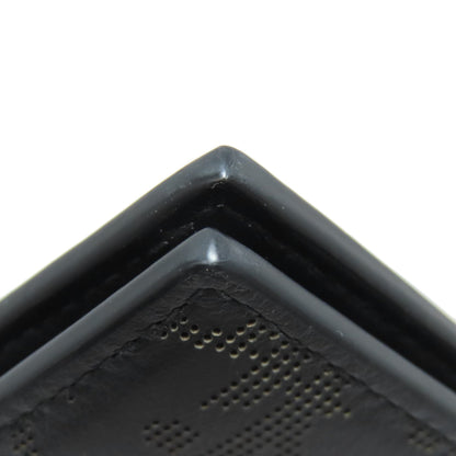 CHRISTIAN DIOR Trotter pattern Bifold Wallet No Coin Pocket Leather Ladies [Used]