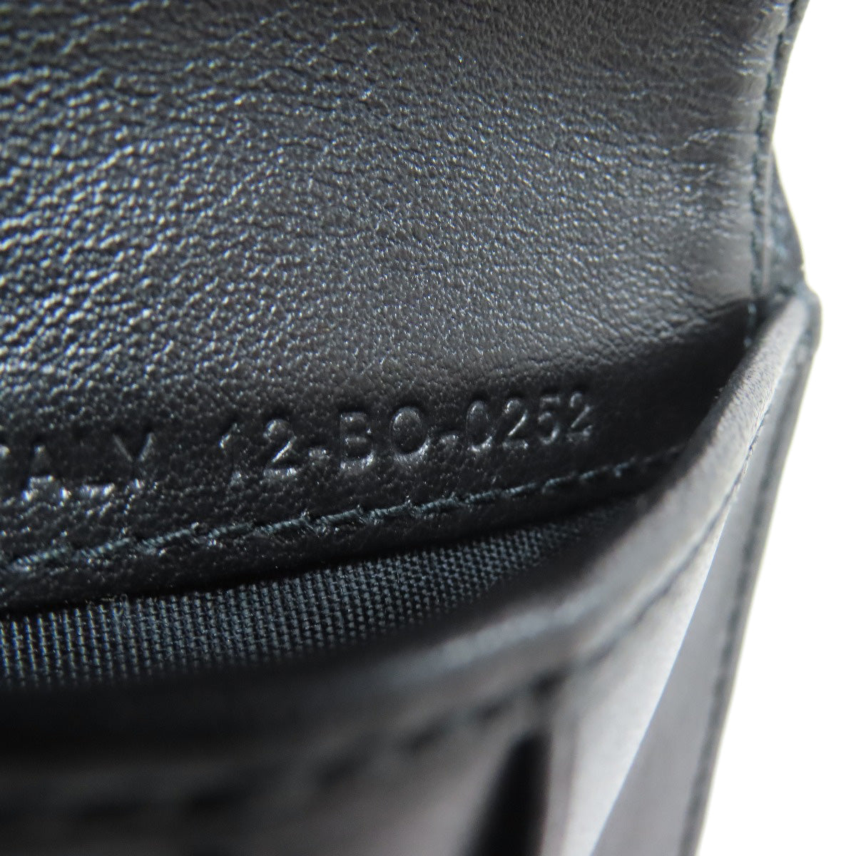 CHRISTIAN DIOR Trotter pattern Bifold Wallet No Coin Pocket Leather Ladies [Used]