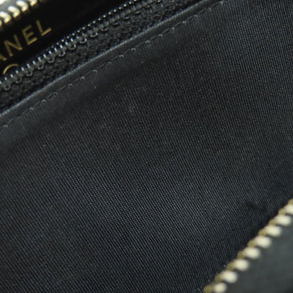 CHANEL Deauville small zip wallet Long wallet (with coin pocket) Canvas Ladies [Used]