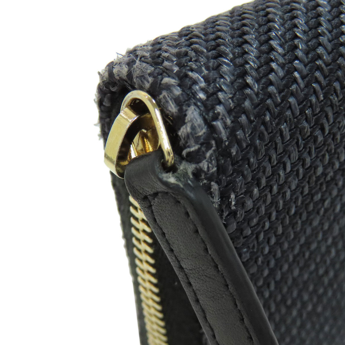 CHANEL Deauville small zip wallet Long wallet (with coin pocket) Canvas Ladies [Used]