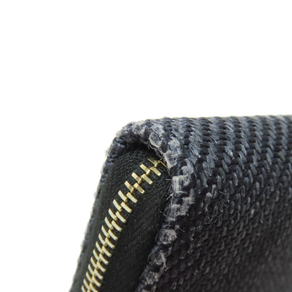 CHANEL Deauville small zip wallet Long wallet (with coin pocket) Canvas Ladies [Used]