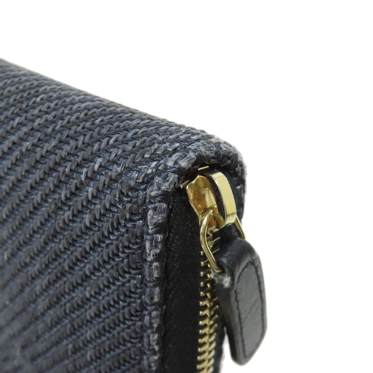 CHANEL Deauville small zip wallet Long wallet (with coin pocket) Canvas Ladies [Used]