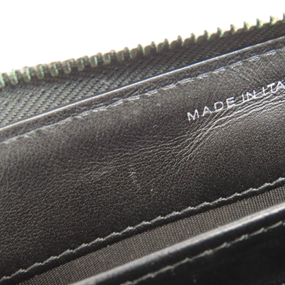 CHANEL Camellia Silver Hardware Long wallet (with coin pocket) Calf Ladies [Used]