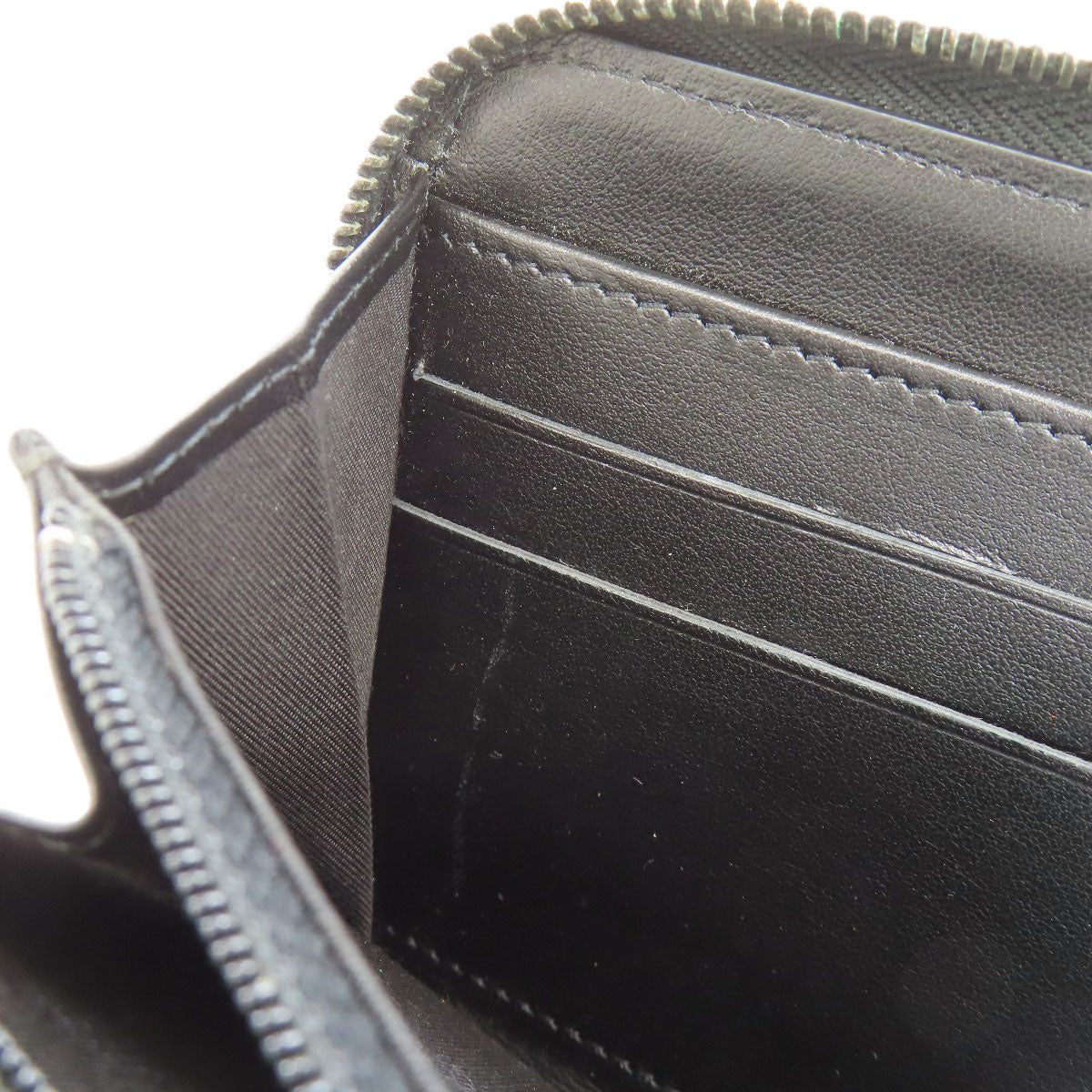 CHANEL Camellia Silver Hardware Long wallet (with coin pocket) Calf Ladies [Used]