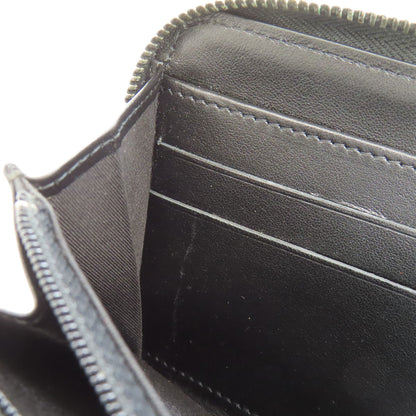 CHANEL Camellia Silver Hardware Long wallet (with coin pocket) Calf Ladies [Used]