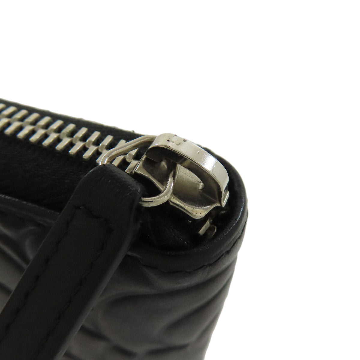 CHANEL Camellia Silver Hardware Long wallet (with coin pocket) Calf Ladies [Used]