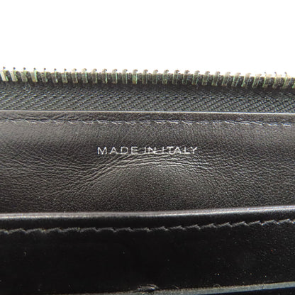 CHANEL Camellia Silver Hardware Long wallet (with coin pocket) Calf Ladies [Used]