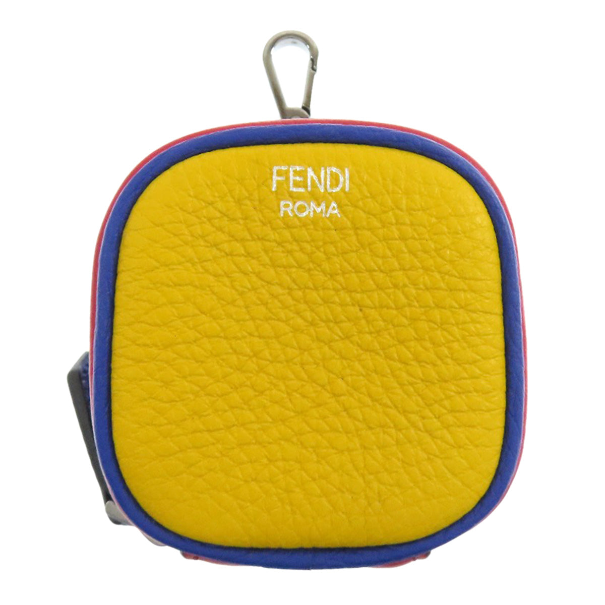 FENDI logo Accessory pouch Leather Ladies [Used]