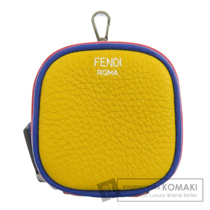 FENDI logo Accessory pouch Leather Ladies [Used]