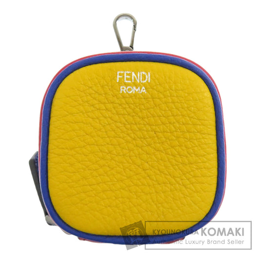 FENDI logo Accessory pouch Leather Ladies [Used]