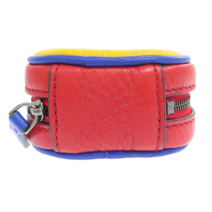 FENDI logo Accessory pouch Leather Ladies [Used]