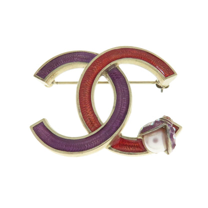 CHANEL COCO Mark Brooch Metal Ladies [Used]