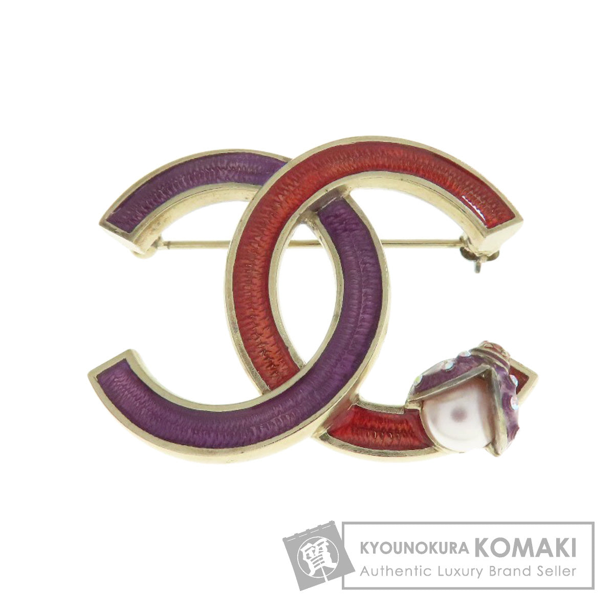CHANEL COCO Mark Brooch Metal Ladies [Used]
