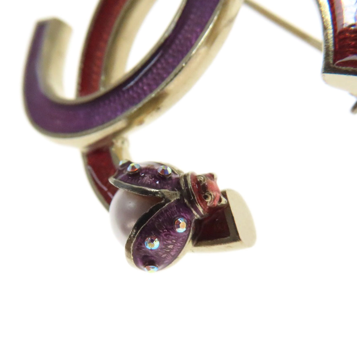 CHANEL COCO Mark Brooch Metal Ladies [Used]