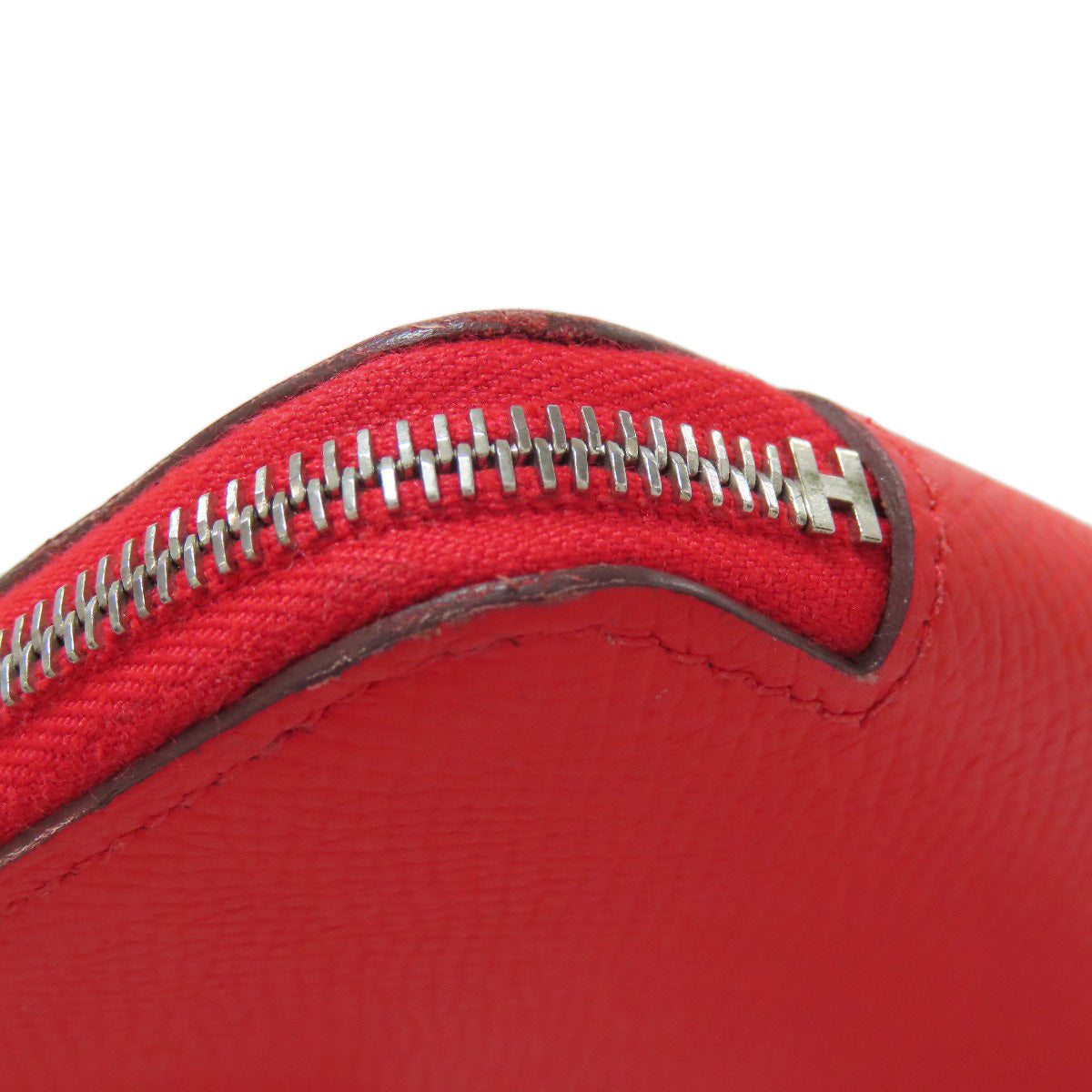 HERMES Azap Silkin Long SilverHardware Long wallet (with coin pocket) Epsom Ladies [Used]