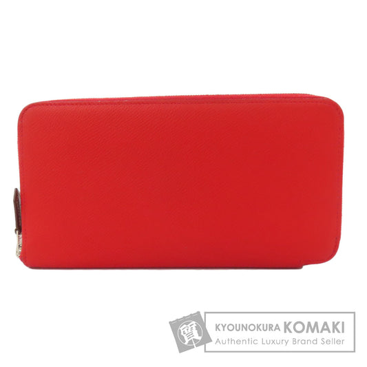 HERMES Azap Silkin Long SilverHardware Long wallet (with coin pocket) Epsom Ladies [Used]
