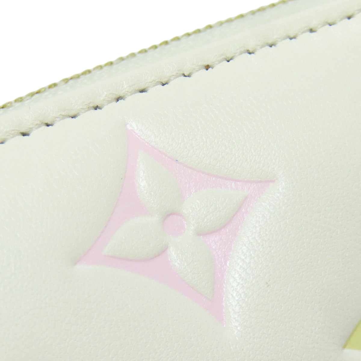 LOUIS VUITTON M11909 Portefeiulle Roux Monogram Flower Bifold Wallet with Coin Pocket Calf Ladies [Used]