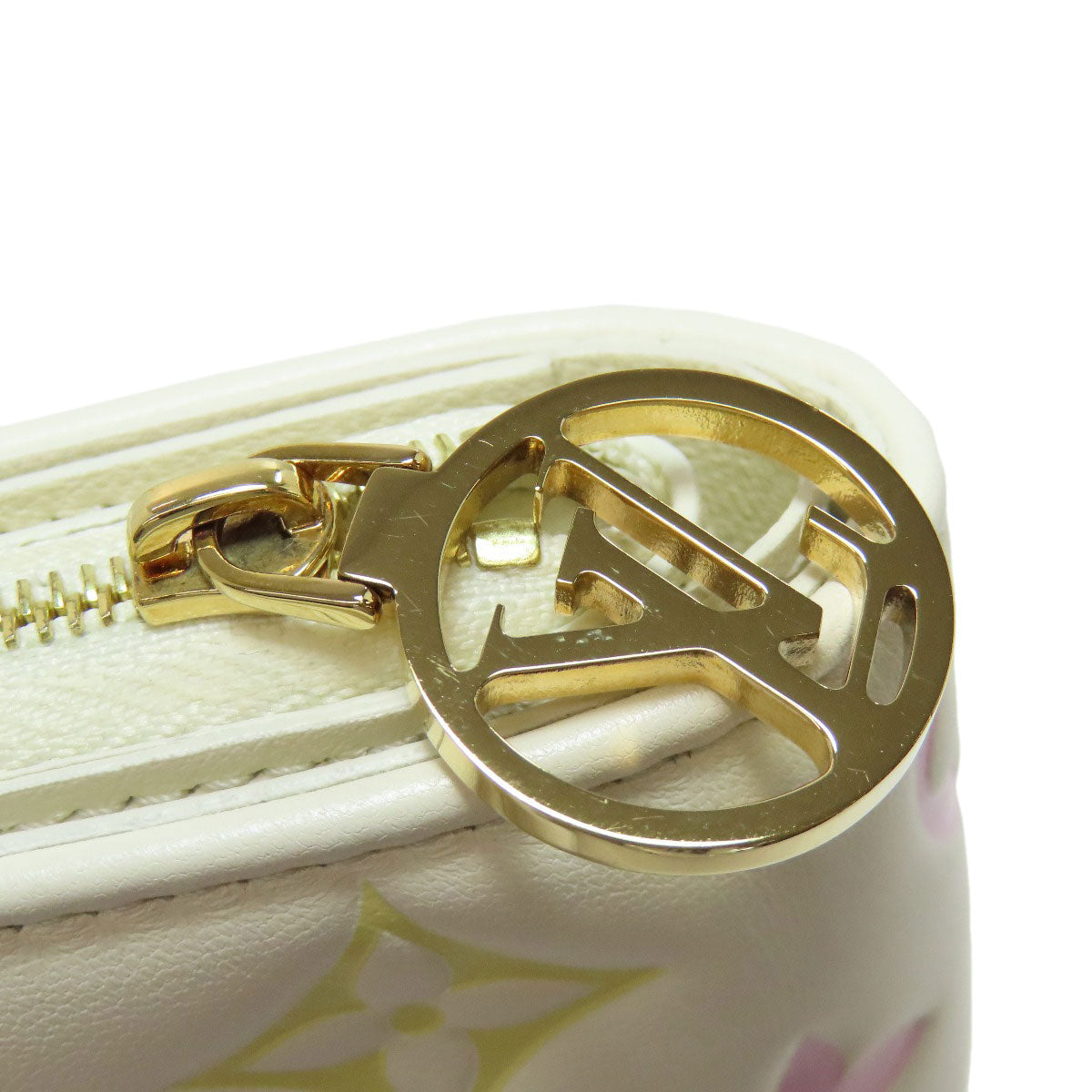 LOUIS VUITTON M11909 Portefeiulle Roux Monogram Flower Bifold Wallet with Coin Pocket Calf Ladies [Used]