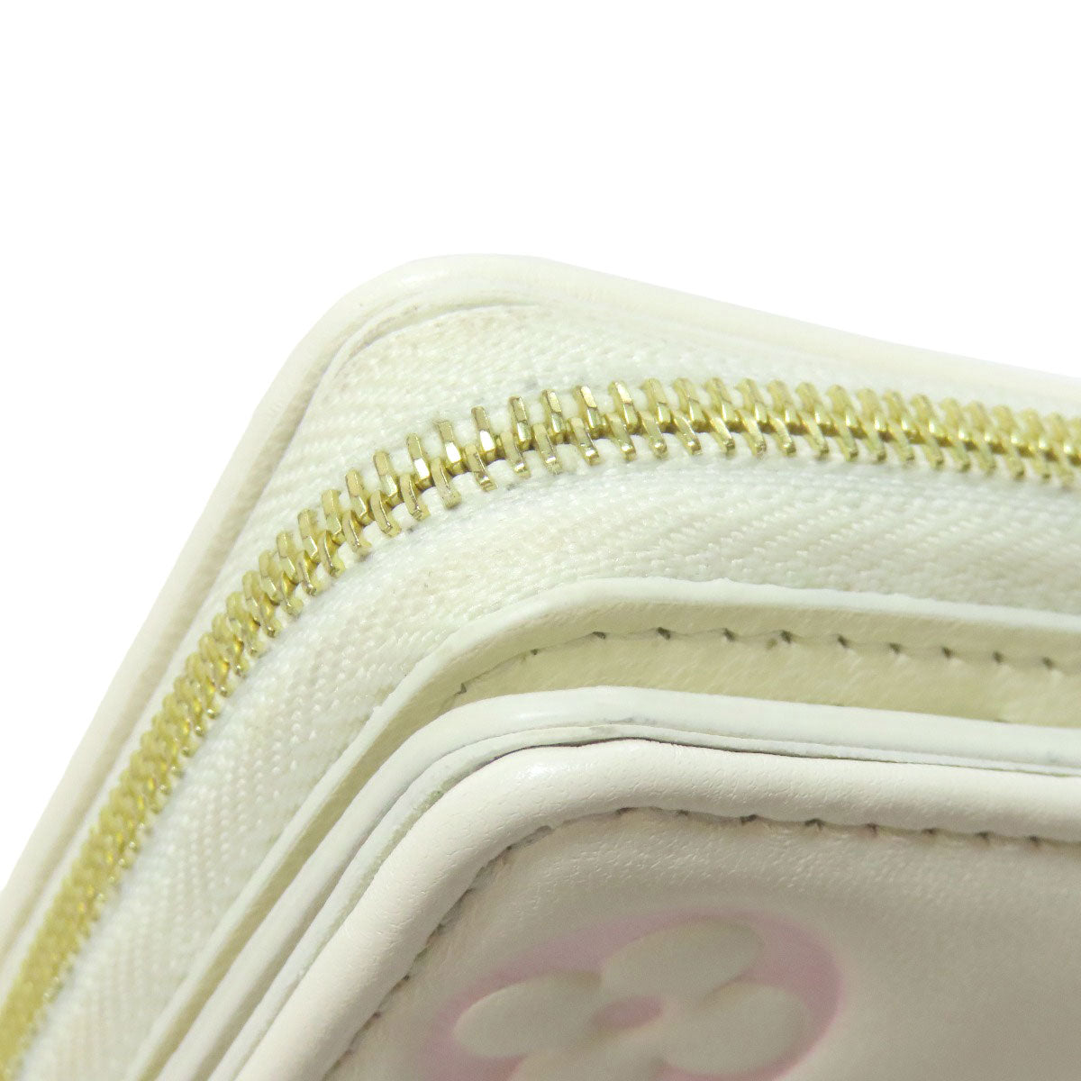 LOUIS VUITTON M11909 Portefeiulle Roux Monogram Flower Bifold Wallet with Coin Pocket Calf Ladies [Used]