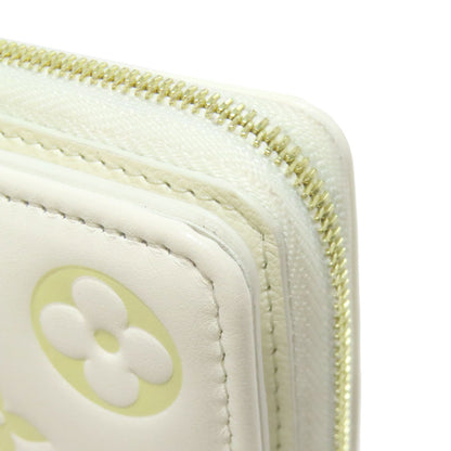 LOUIS VUITTON M11909 Portefeiulle Roux Monogram Flower Bifold Wallet with Coin Pocket Calf Ladies [Used]