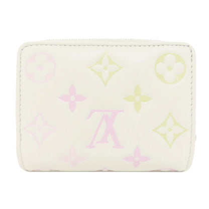 LOUIS VUITTON M11909 Portefeiulle Roux Monogram Flower Bifold Wallet with Coin Pocket Calf Ladies [Used]