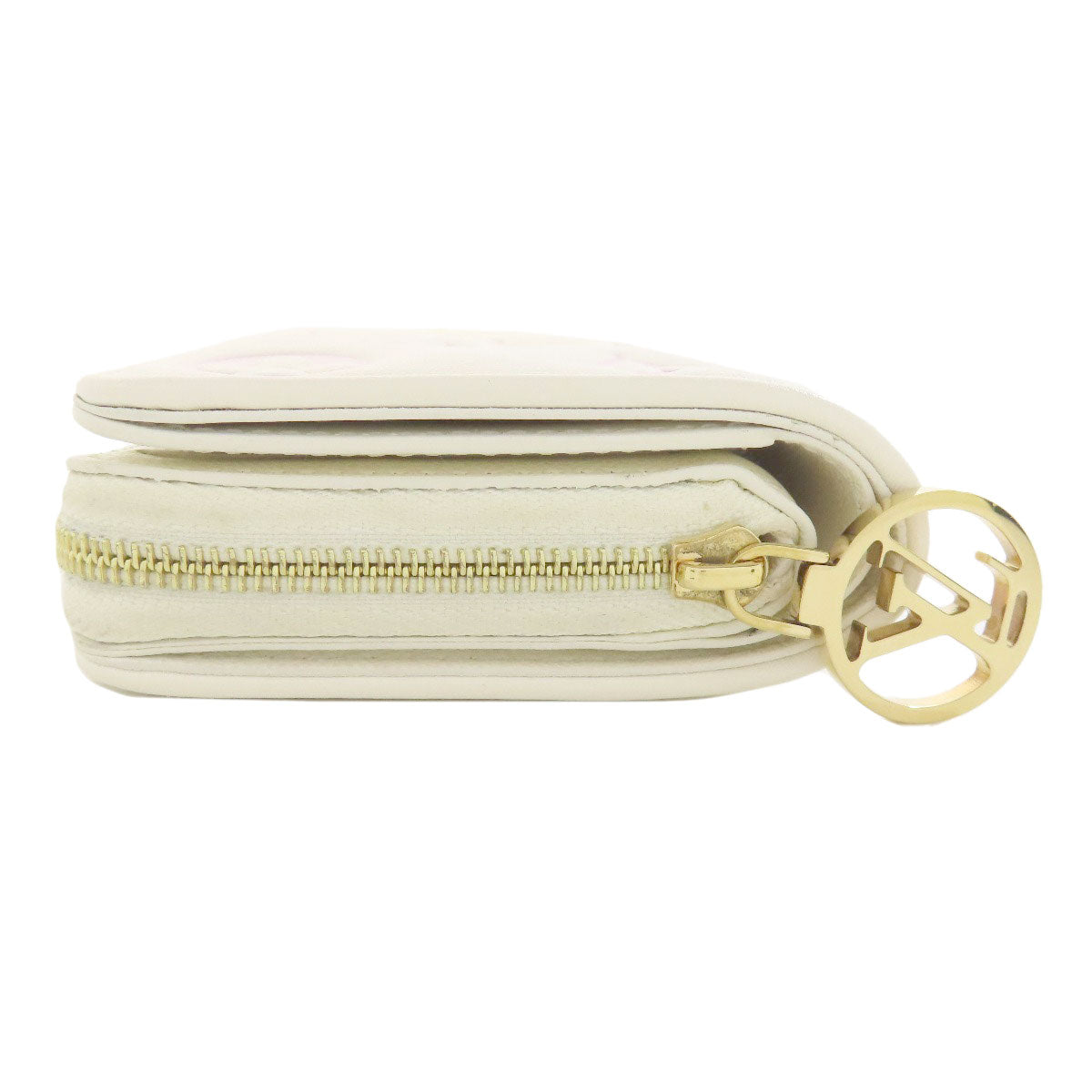 LOUIS VUITTON M11909 Portefeiulle Roux Monogram Flower Bifold Wallet with Coin Pocket Calf Ladies [Used]