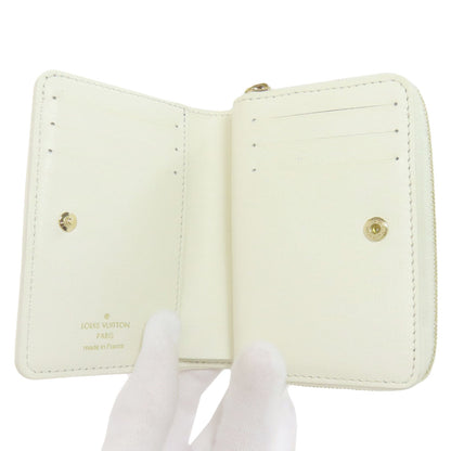 LOUIS VUITTON M11909 Portefeiulle Roux Monogram Flower Bifold Wallet with Coin Pocket Calf Ladies [Used]