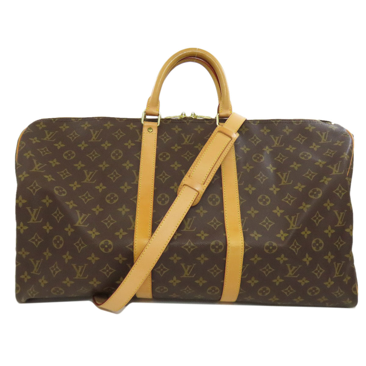 LOUIS VUITTON M41414 Kiepol Bundriere 55 Boston bag Monogram canvas Ladies [Used]