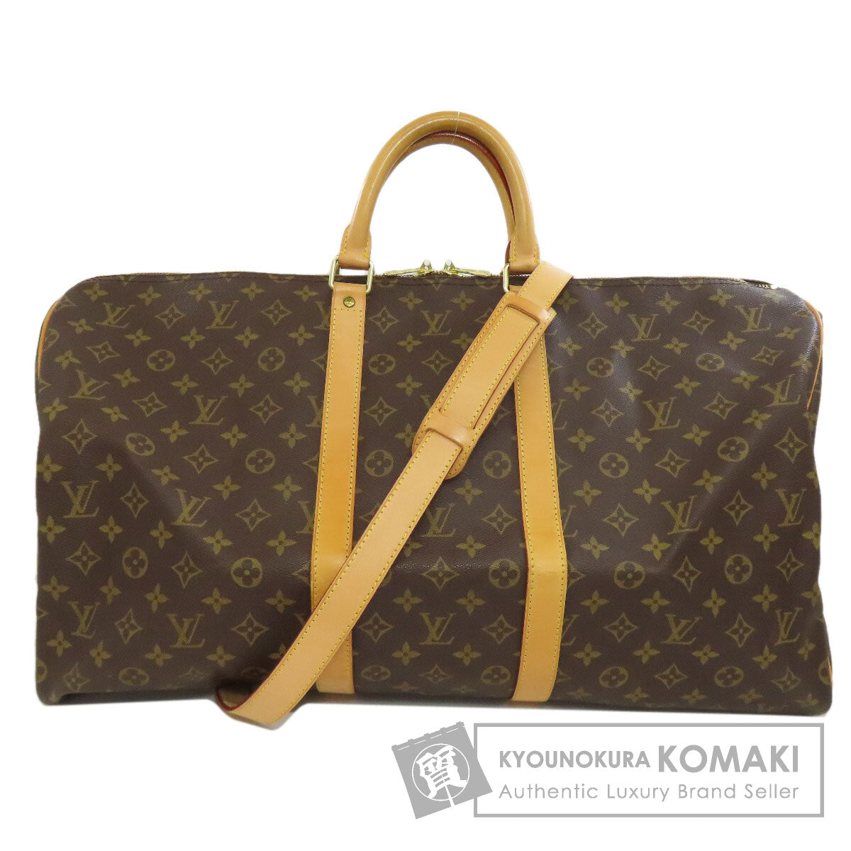 LOUIS VUITTON M41414 Kiepol Bundriere 55 Boston bag Monogram canvas Ladies [Used]