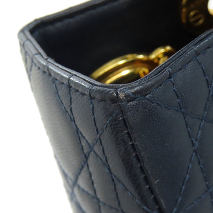 CHRISTIAN DIOR Lady Dior 2WAY Handbag Calf Ladies [Used]