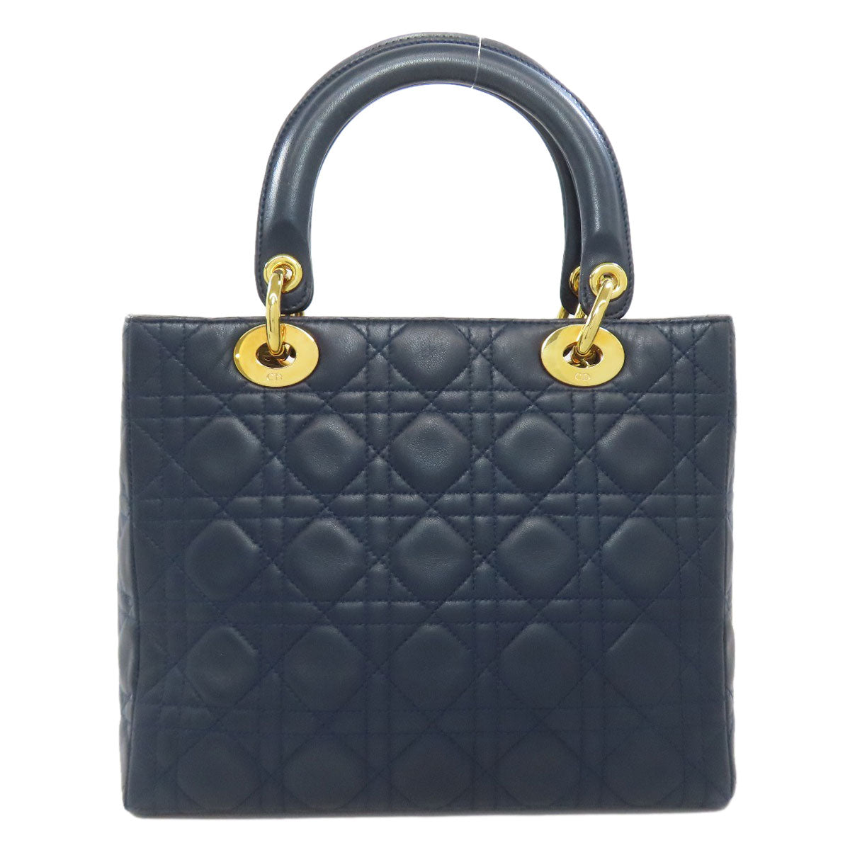 CHRISTIAN DIOR Lady Dior 2WAY Handbag Calf Ladies [Used]