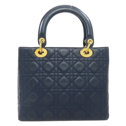 CHRISTIAN DIOR Lady Dior 2WAY Handbag Calf Ladies [Used]