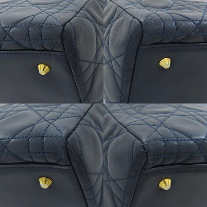 CHRISTIAN DIOR Lady Dior 2WAY Handbag Calf Ladies [Used]