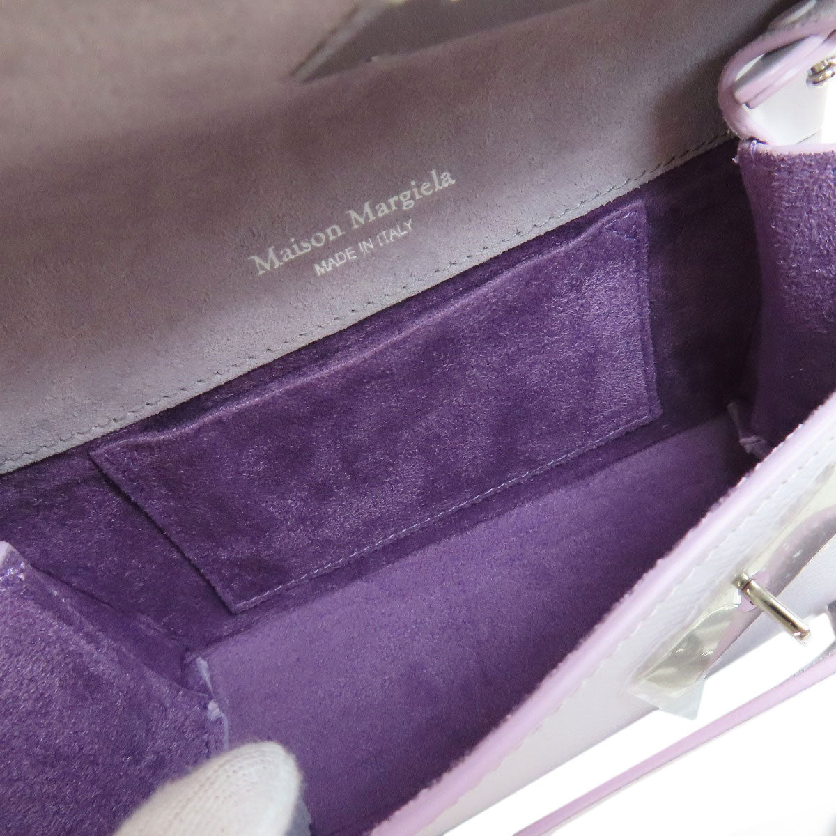 MaisonMargiela Snatched Small Shoulder Bag PVC Ladies [Used]