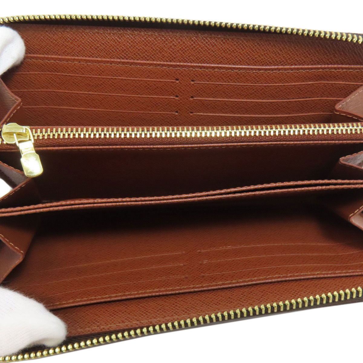 LOUIS VUITTON M42616 Zippy wallet Long wallet (with coin pocket) Monogram canvas Ladies [Used]