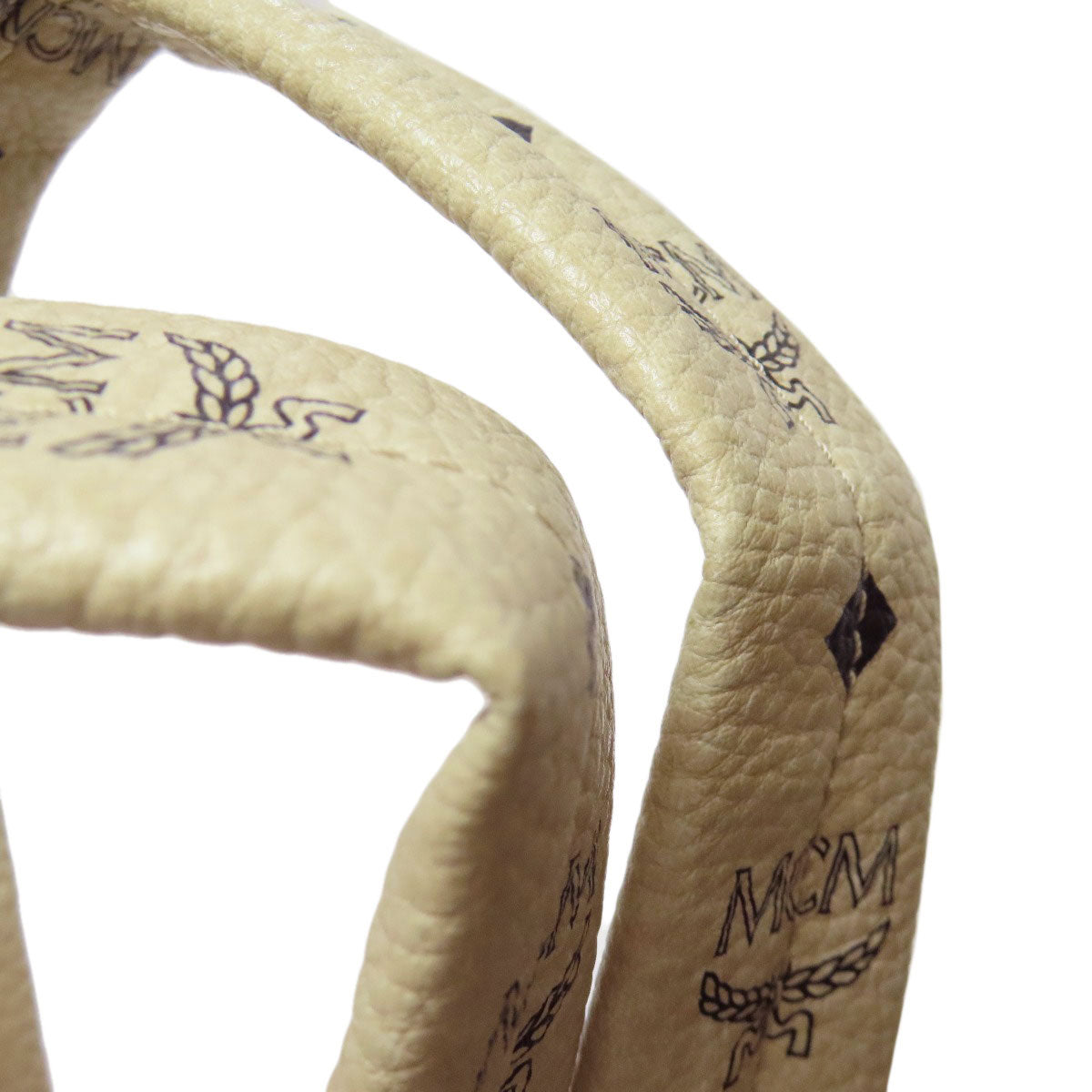 MCM logo Backpack Â· Daypack PVC Ladies [Used]