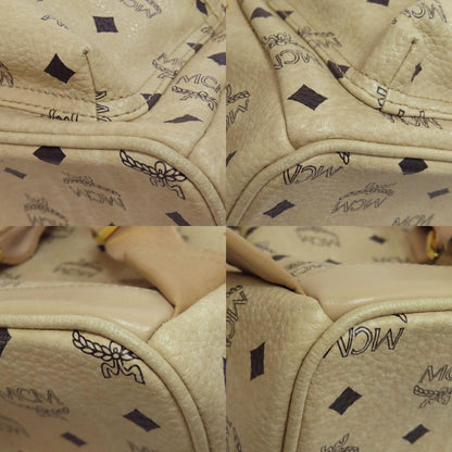 MCM logo Backpack Â· Daypack PVC Ladies [Used]