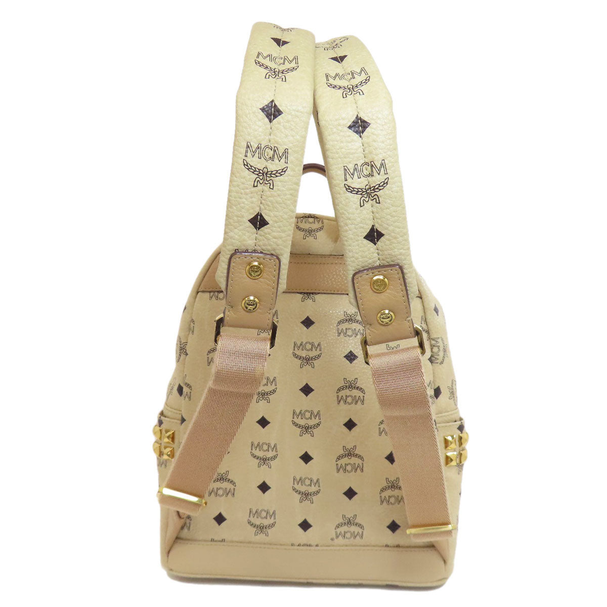 MCM logo Backpack Â· Daypack PVC Ladies [Used]