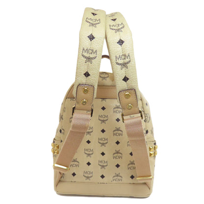 MCM logo Backpack Â· Daypack PVC Ladies [Used]