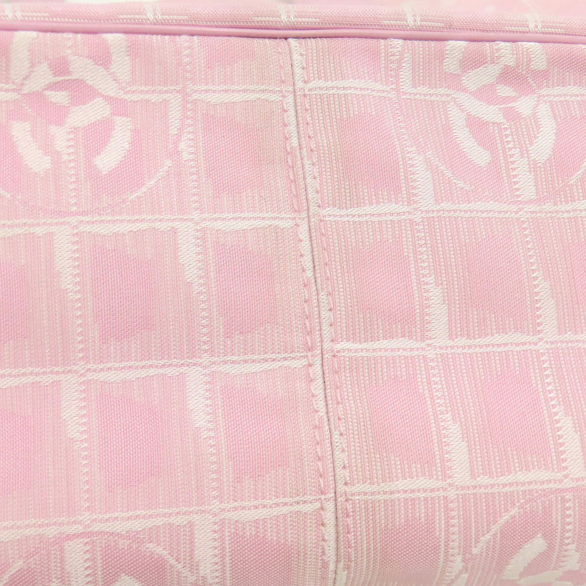 CHANEL   New Travel Line MM Tote Bag  Nylon jacquard Ladies  [’†ŒÃ]
